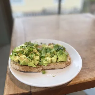 Avocado toast-starting the day off right!