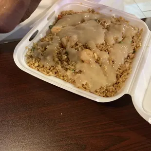 Shrimp fried rice