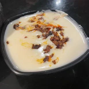 Cheese dip with chorizo