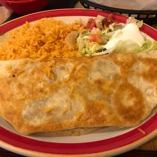 Jumbo Quesadilla - Beef Tips or Chicken
