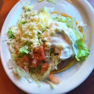 Chicken Tostada: Crazy Mexico