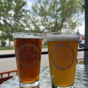 Amber ale &amp; golden haze
