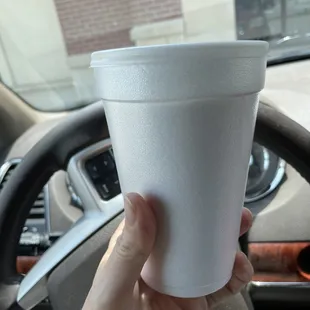 This is plain black coffee. This was $5.43. WTH?