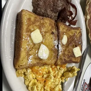 French Toast with sausage