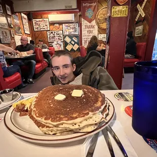 a pancake with butter on it