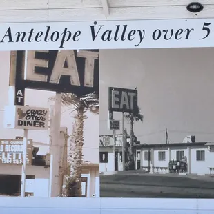 an old photo of the restaurant