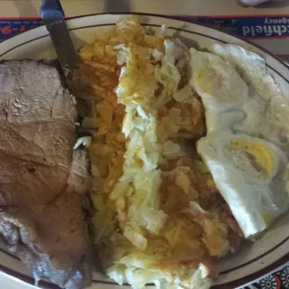 Prime Rib and Eggs Special