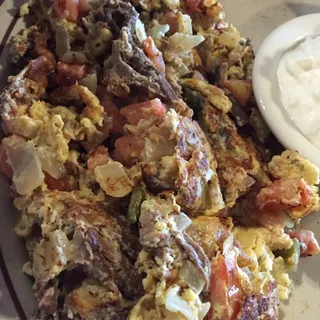 Machaca and Eggs