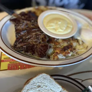 Top Sirloin and Eggs