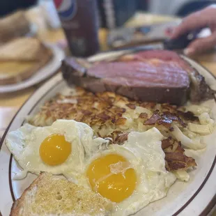 Weekends only Prime Rib and Eggs