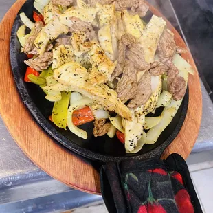 Combination fajitas