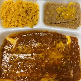 Cheese enchiladas