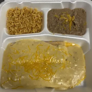 Cheese enchiladas