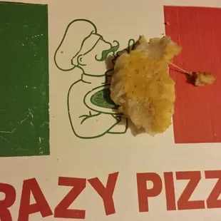 Crazy Pizza Chef enjoying raw catfish