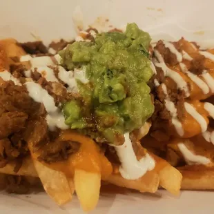 Vegan Carne Asada Fries (half order). Yum.