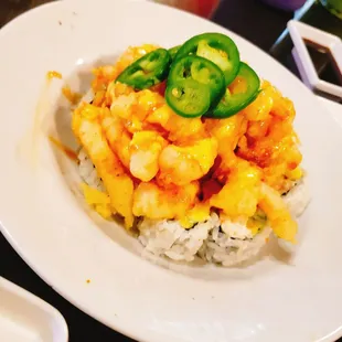 Popcorn Shrimp Roll