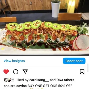 GODZILLA ROLL / INSTAGRAM