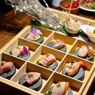 sushi and sashimi, food, sushi, sashimi