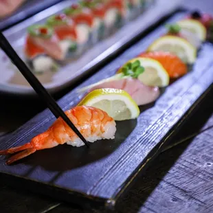 food, sashimi, sushi and sashimi, sushi