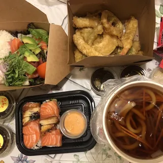 UDON WITH MIXED TEMPURA