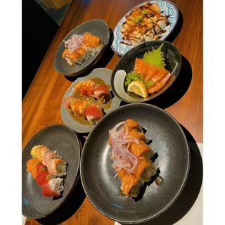 SALMON BELLY SASHIMI