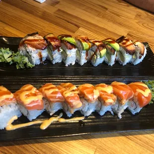 sushi, sushi and sashimi, sashimi, food