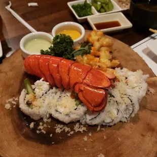 sushi and sashimi, food