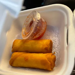 Vegetable Egg Roll (I ate one before I took a pic lol)