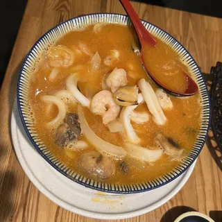 Spicy Seafood Miso Udon