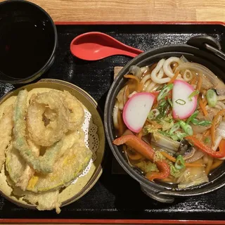 Udon WIth Mixed Tempura