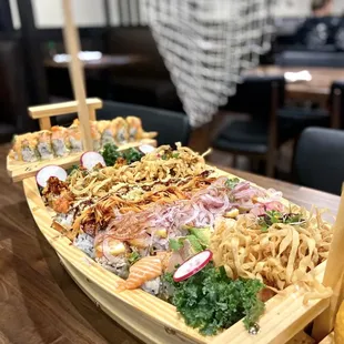 food, sushi and sashimi