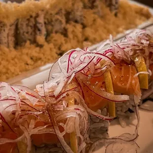 Alaskan Roll &amp; Gold Crunch Roll