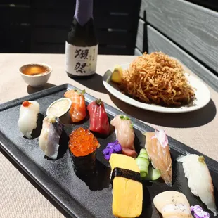 sashimi, food, sushi, sushi and sashimi