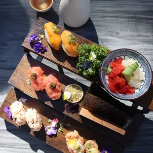 sashimi, sushi and sashimi, food, sushi