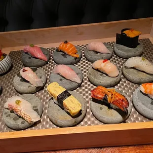 sushi, sushi and sashimi, sashimi, food