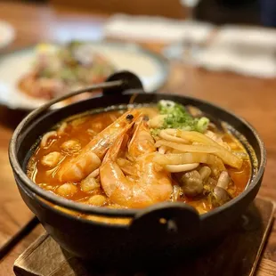 SPICY SEAFOOD MISO UDON