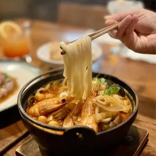 SPICY SEAFOOD MISO UDON