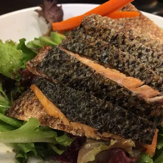 SALMON SKIN SALAD