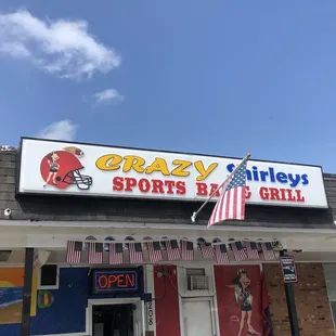 the front of the restaurant