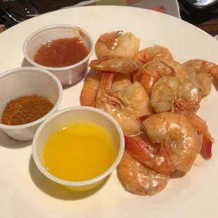 1/2 off shrimp and wings