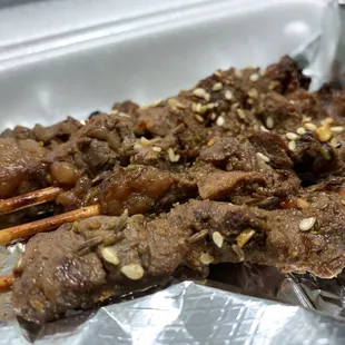 5 Piece Beef Kabob