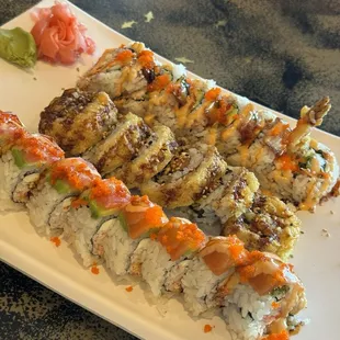 food, sushi and sashimi