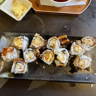 Not so fresh Dragon roll