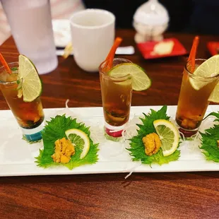 Uni Shooters.  Wasn't my cup of tea, but I don't like Vodka.