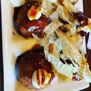 Takoyaki!  Not bad!!