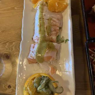 Sunkist Salmon Sashimi