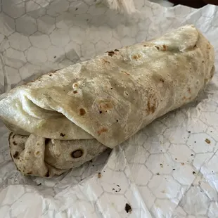 Burrito from carnitas