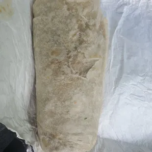 Decent sized burrito for the price