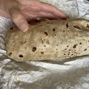 Enormous burrito!! (Delicious too!!)