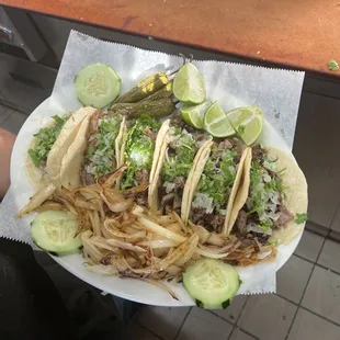 Tacos asada